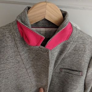 Banana Republic Grey Hacking Jacket, sz 0